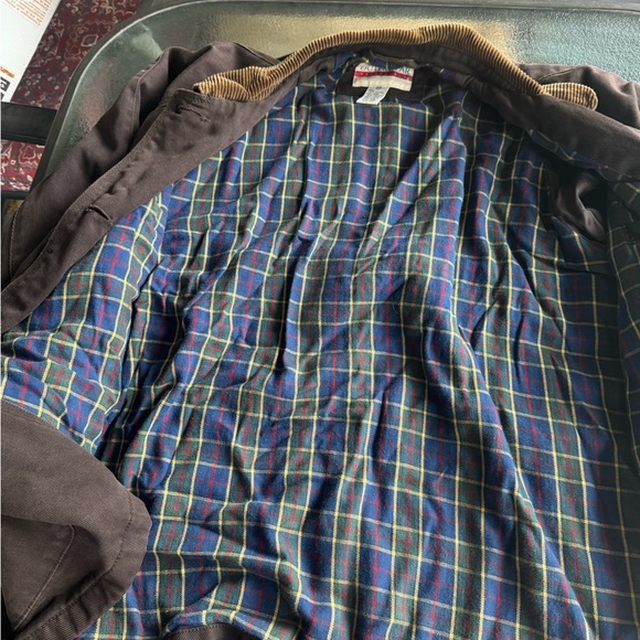 Dark Brown Jacket with Corduroy Collar - Picture 3 of 5